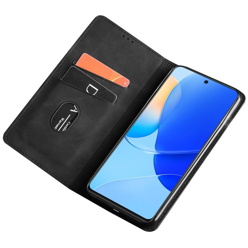 Läderfodral Huawei Nova 12s Telefonfodral Mockastil