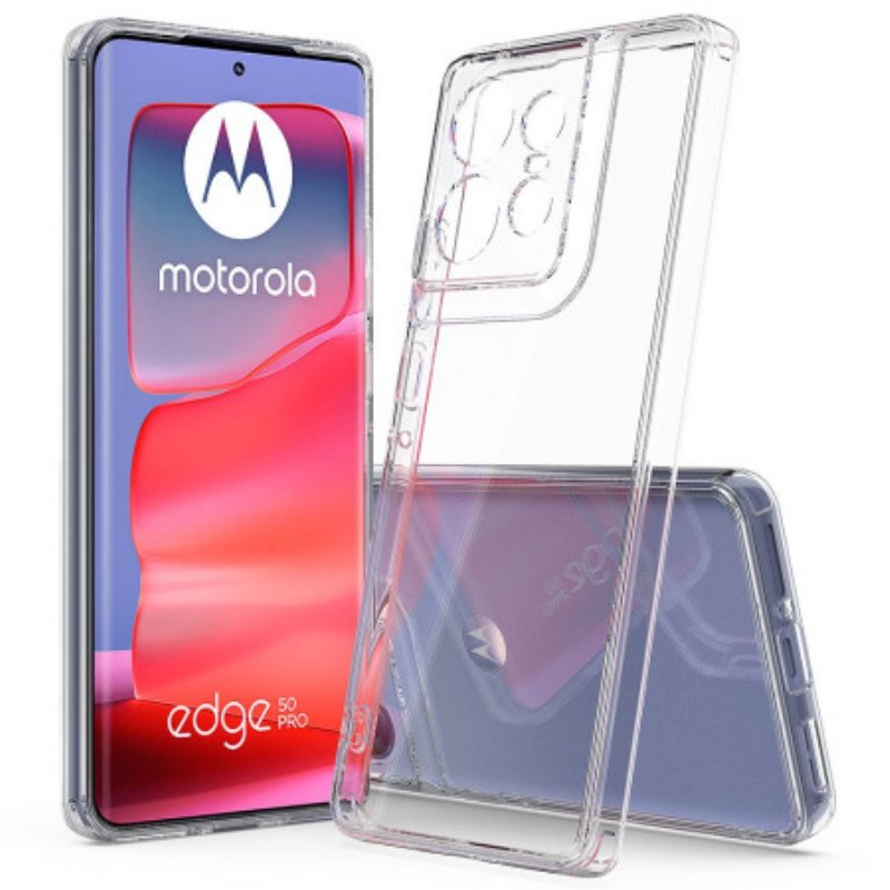 Skal Motorola Edge 50 Pro Telefonfodral Transparent