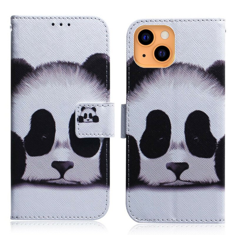 Fodral iPhone 13 Mini Panda Ansikte