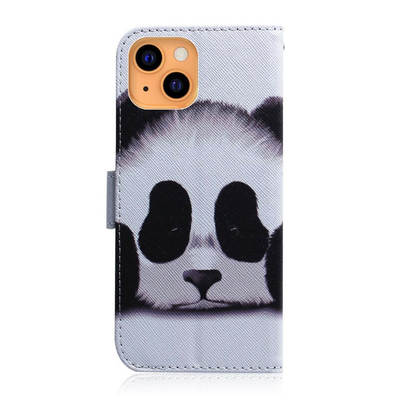 Fodral iPhone 13 Mini Panda Ansikte