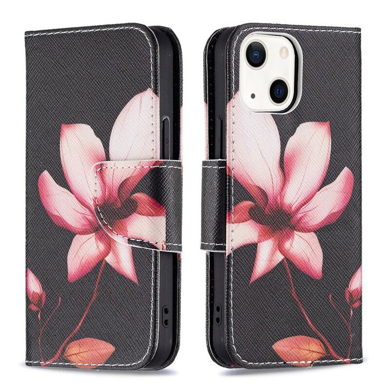 Fodral iPhone 13 Mini Rosa Blomma