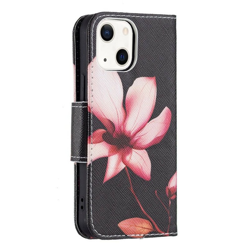 Fodral iPhone 13 Mini Rosa Blomma