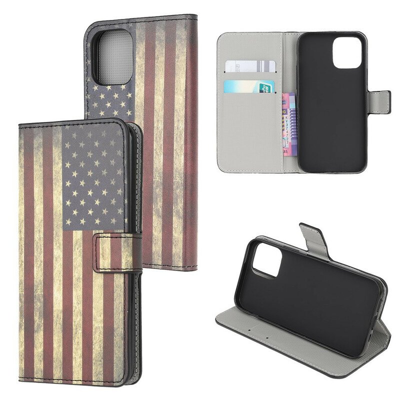 Fodral iPhone 13 Mini Usa:s Flagga