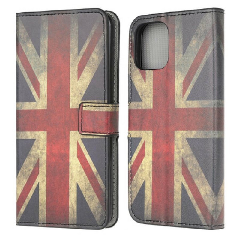 Folio-fodral iPhone 13 Mini Englands Flagga