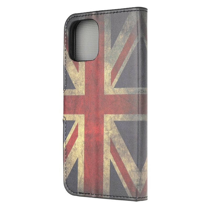 Folio-fodral iPhone 13 Mini Englands Flagga