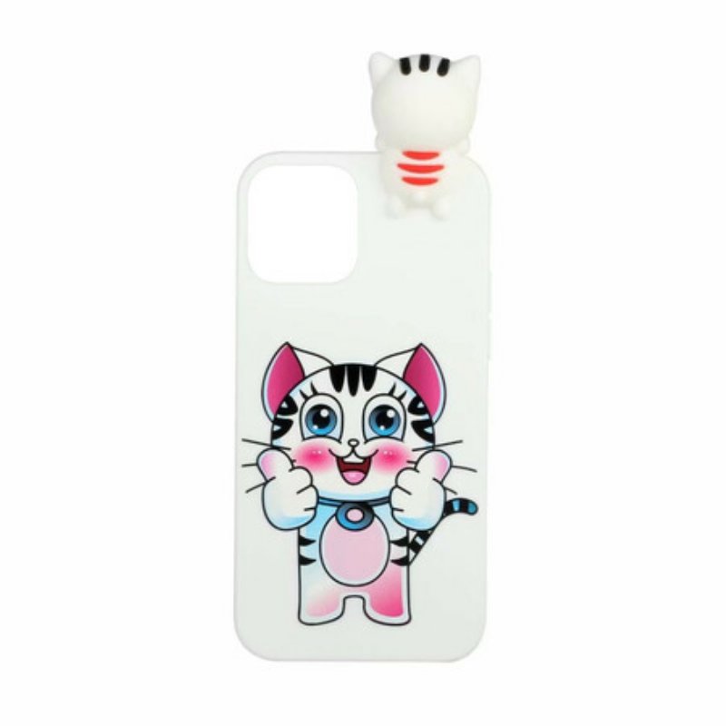 Skal iPhone 13 Mini 3d Cat Fun