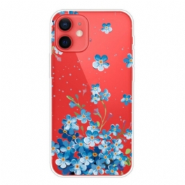 Skal iPhone 13 Mini Bukett Blå Blommor