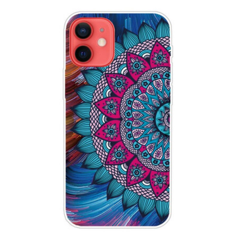 Skal iPhone 13 Mini Färgglada Mandala