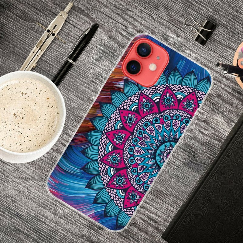 Skal iPhone 13 Mini Färgglada Mandala