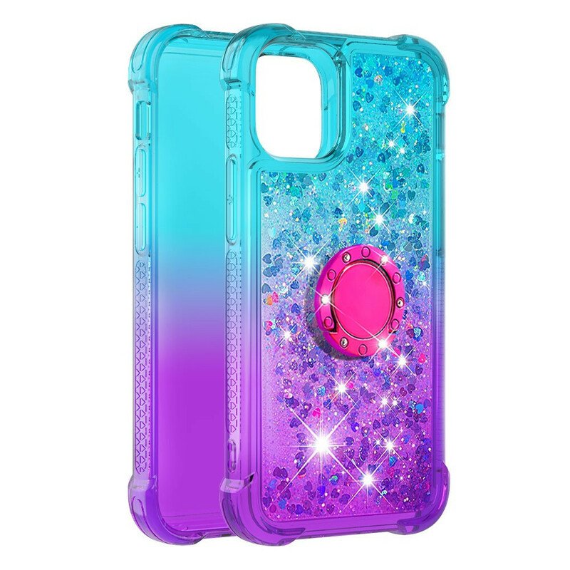 Skal iPhone 13 Mini Glitter Ring-bracket