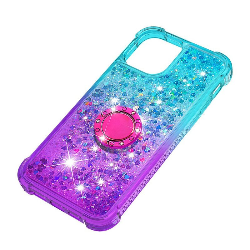 Skal iPhone 13 Mini Glitter Ring-bracket