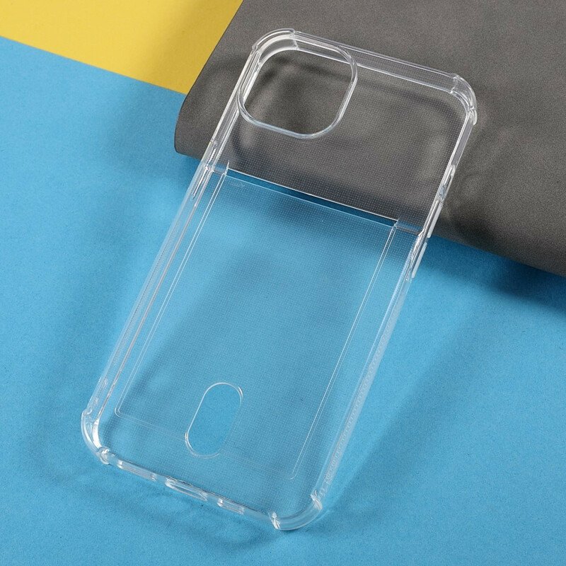 Skal iPhone 13 Mini Transparent Färgkorthållare