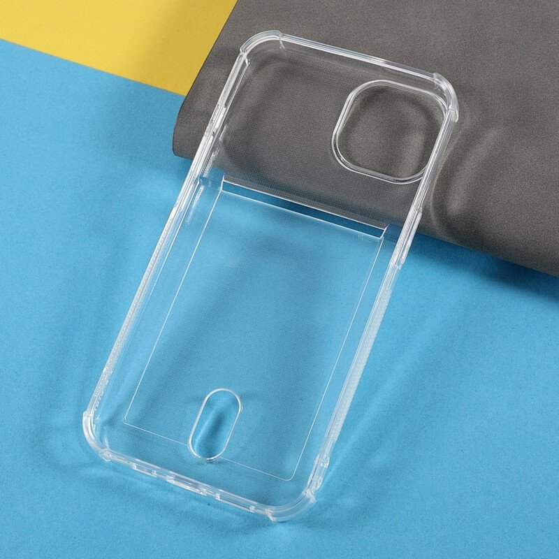 Skal iPhone 13 Mini Transparent Färgkorthållare