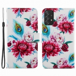 Fodral Samsung Galaxy A33 5G Intensiva Blommor