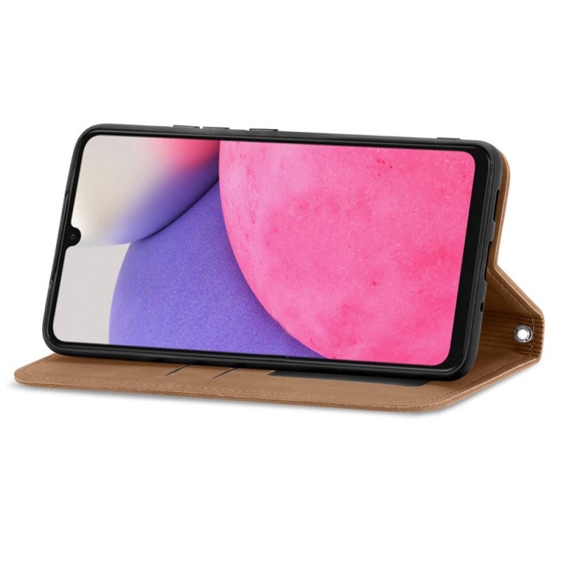 Folio-fodral Samsung Galaxy A33 5G Läderfodral Hudberöring