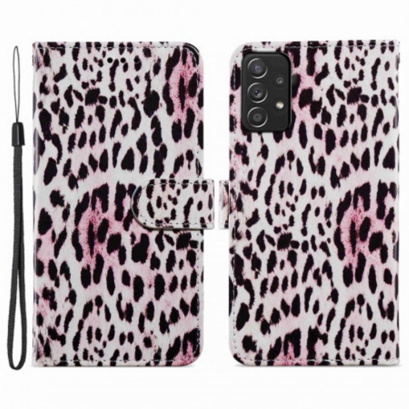 Folio-fodral Samsung Galaxy A33 5G Leopardmönster