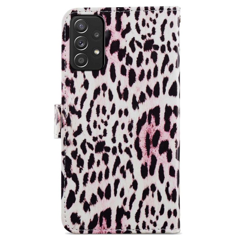 Folio-fodral Samsung Galaxy A33 5G Leopardmönster