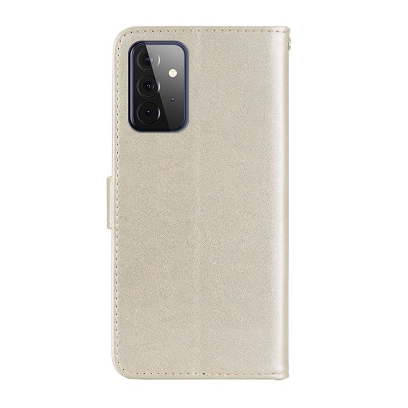 Folio-fodral Samsung Galaxy A33 5G Uggla Mandala Och Charm