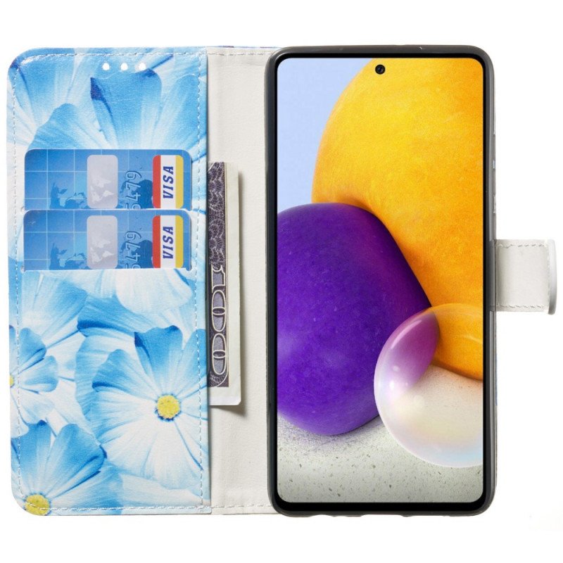 Läderfodral Samsung Galaxy A33 5G Den Blommiga Stilen