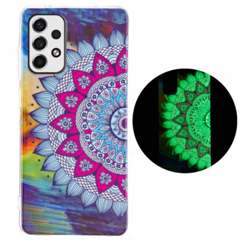 Skal Samsung Galaxy A33 5G Fluorescerande Färgglada Mandala