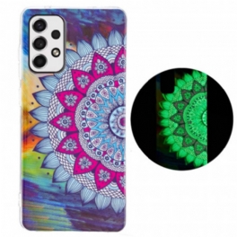 Skal Samsung Galaxy A33 5G Fluorescerande Färgglada Mandala