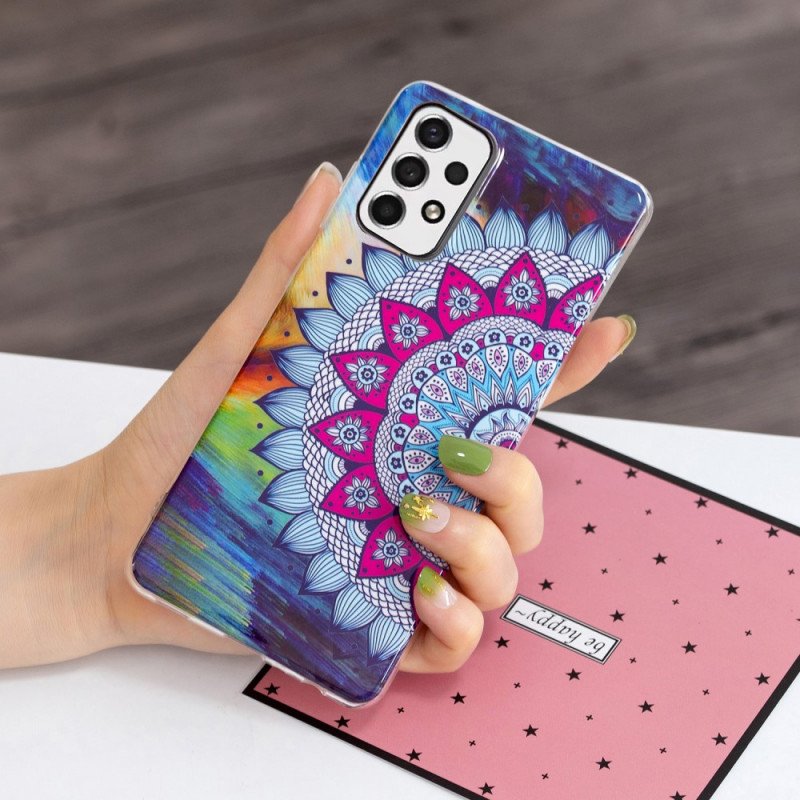 Skal Samsung Galaxy A33 5G Fluorescerande Färgglada Mandala