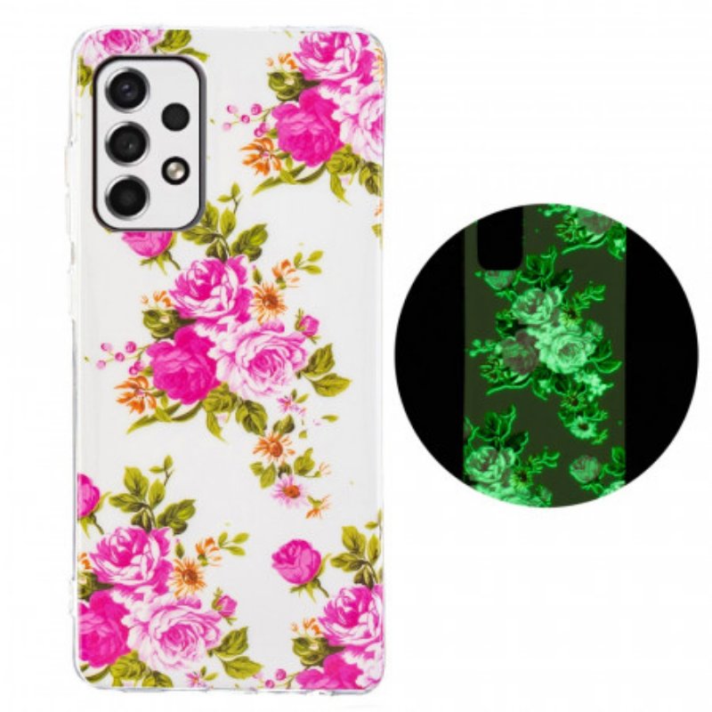 Skal Samsung Galaxy A33 5G Fluorescerande Liberty Flowers