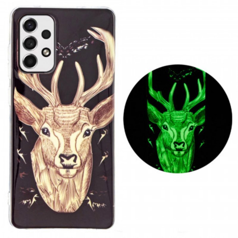 Skal Samsung Galaxy A33 5G Fluorescerande Majestic Deer