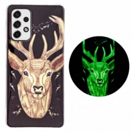 Skal Samsung Galaxy A33 5G Fluorescerande Majestic Deer