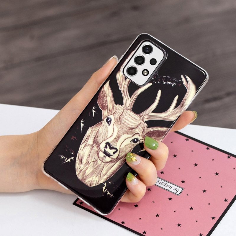 Skal Samsung Galaxy A33 5G Fluorescerande Majestic Deer