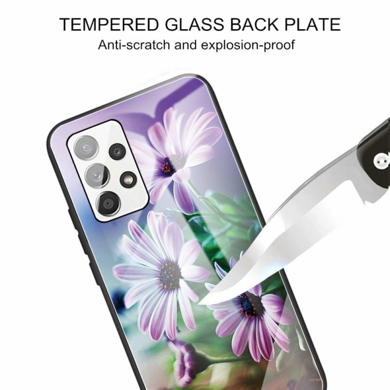 Skal Samsung Galaxy A33 5G Härdat Glas Blommor