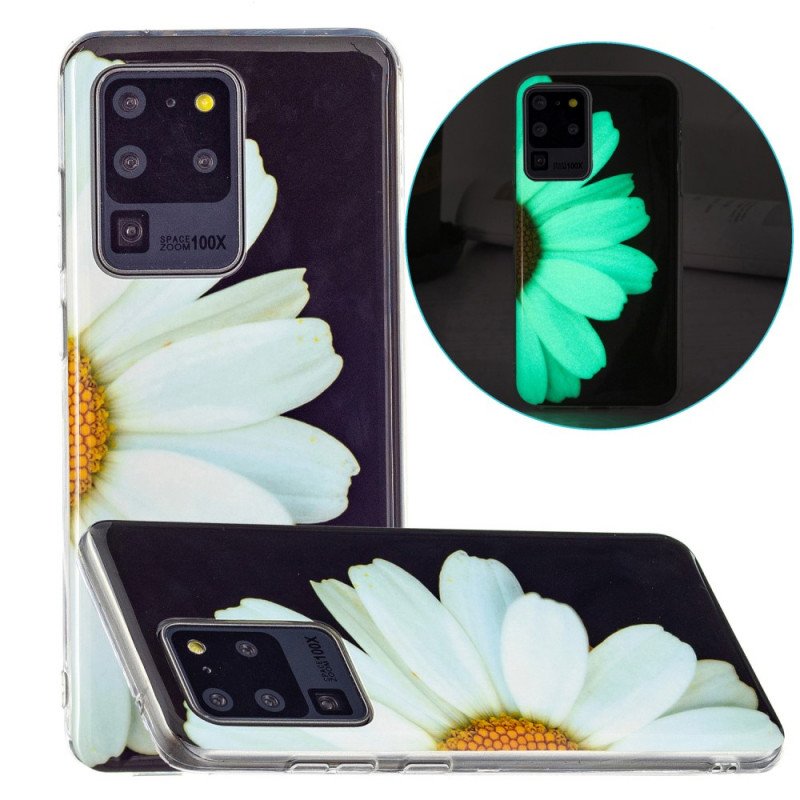 Skal Samsung Galaxy S20 Ultra Fluorescerande Flower Series