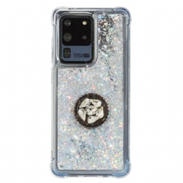 Skal Samsung Galaxy S20 Ultra Glitter Ring-bracket