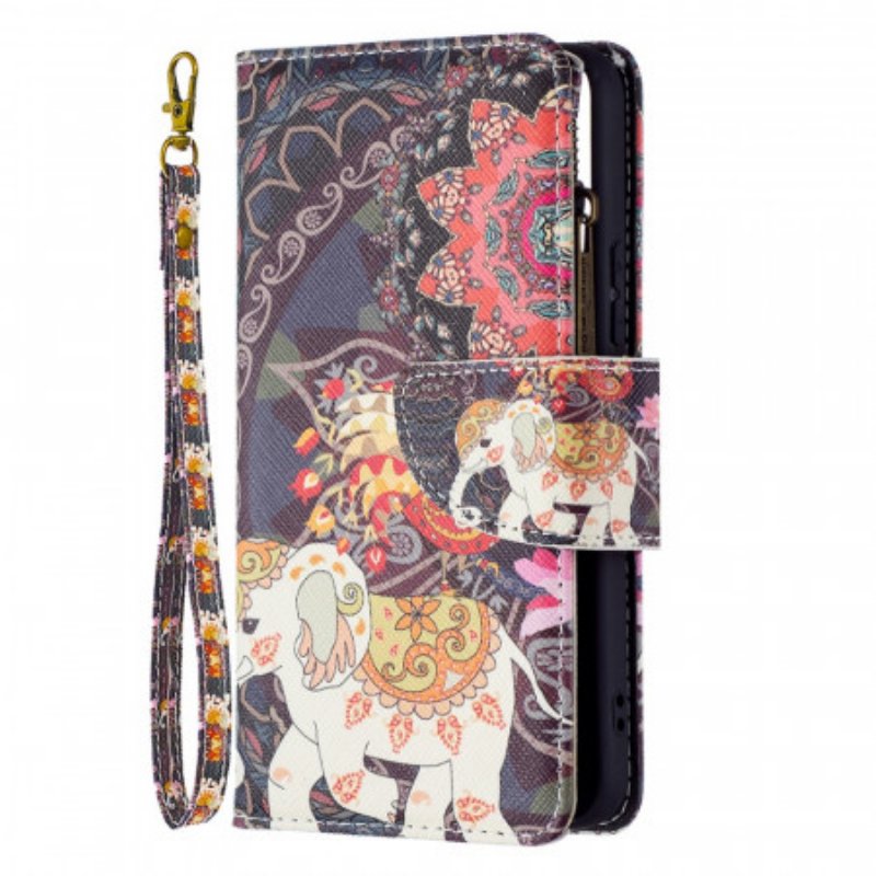 Fodral Samsung Galaxy S22 5G Elephant Zip-ficka