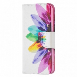 Folio-fodral Samsung Galaxy S22 5G Akvarell Blomma