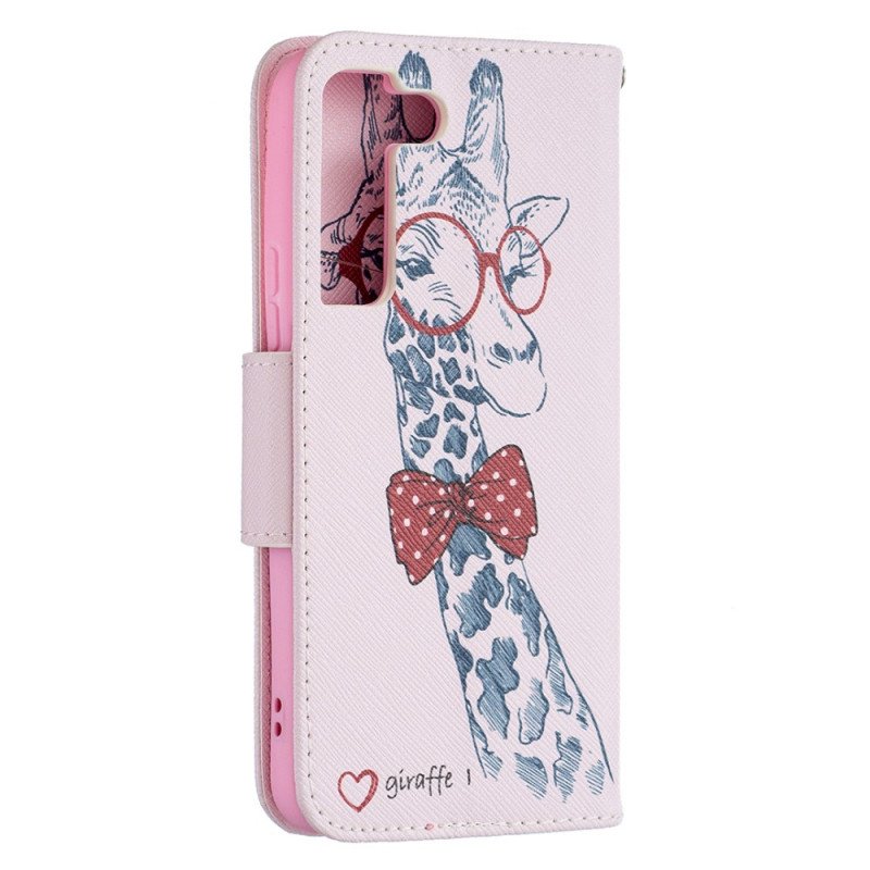 Folio-fodral Samsung Galaxy S22 5G Brainy Giraff