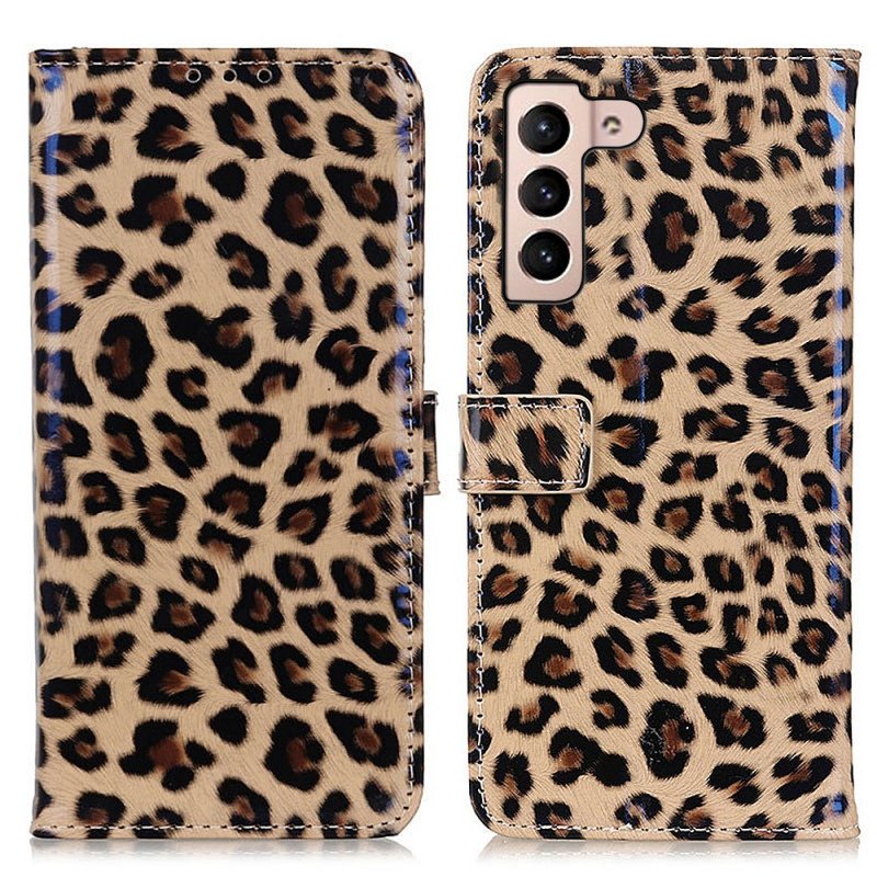 Folio-fodral Samsung Galaxy S22 5G Leopard