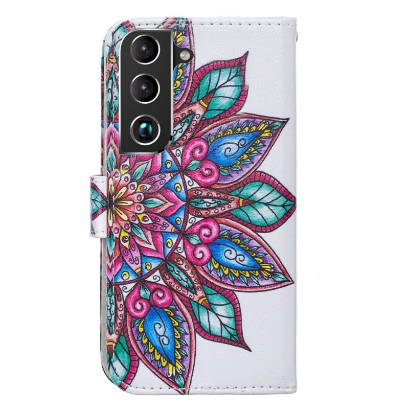 Folio-fodral Samsung Galaxy S22 5G Ritad Mandala