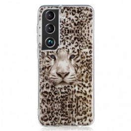 Mobilskal Samsung Galaxy S22 5G Leopard Fluorescerande