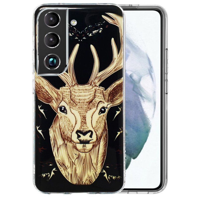 Skal Samsung Galaxy S22 5G Fluorescerande Majestic Deer