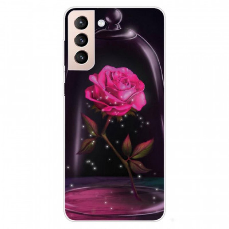 Skal Samsung Galaxy S22 5G Magiskt Rosa