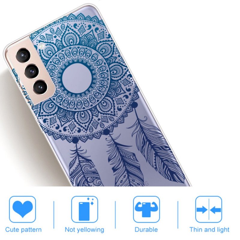 Skal Samsung Galaxy S22 5G Singelblomma Mandala