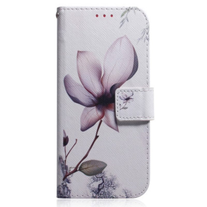 Fodral Oppo Reno 8 Lite Rosa Blomma