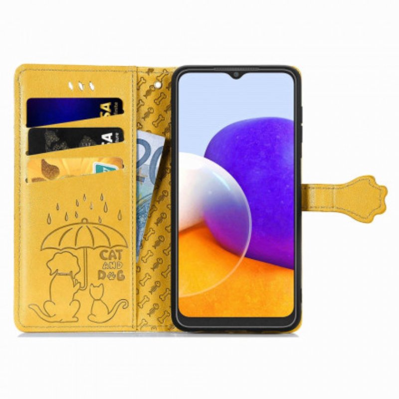 Fodral Samsung Galaxy A22 Animerade Djur