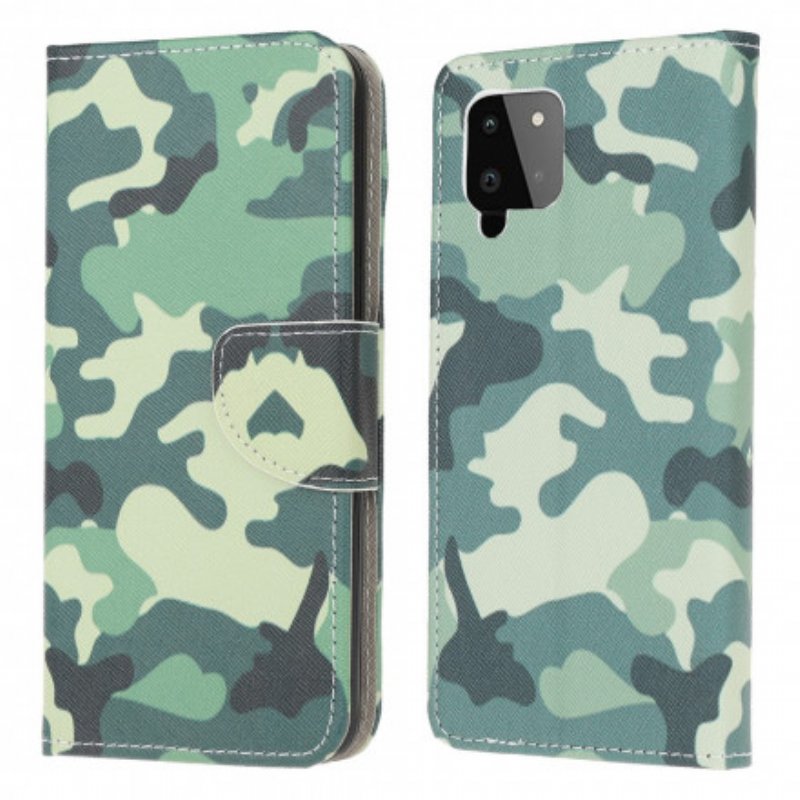 Fodral Samsung Galaxy A22 Militärt Kamouflage