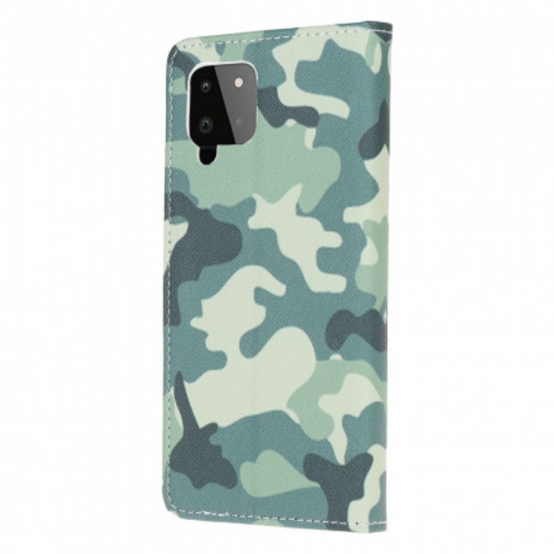 Fodral Samsung Galaxy A22 Militärt Kamouflage