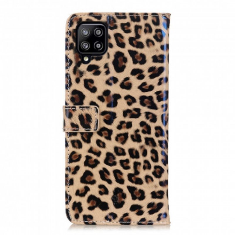 Folio-fodral Samsung Galaxy A22 Vanlig Leopard