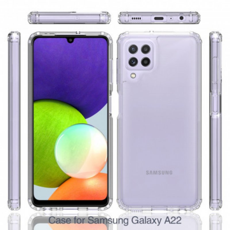 Skal Samsung Galaxy A22 Transparent Hybrid