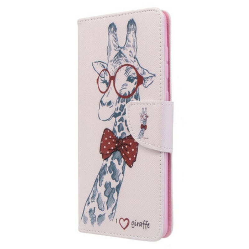 Folio-fodral Samsung Galaxy A71 Brainy Giraff