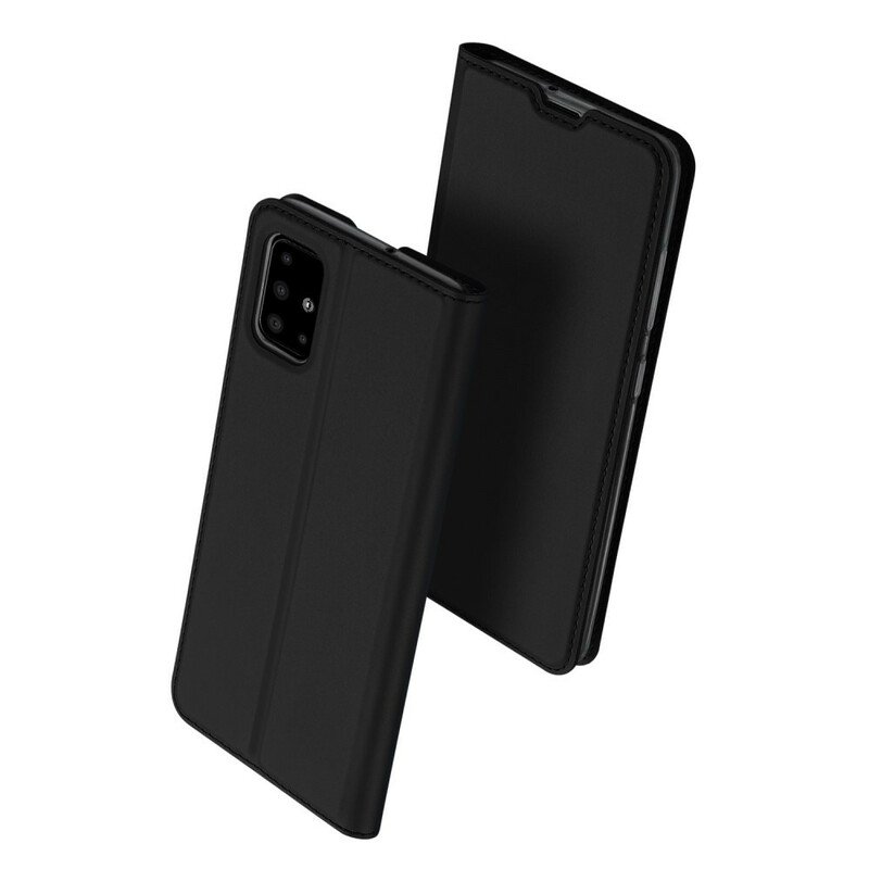 Folio-fodral Samsung Galaxy A71 Läderfodral Skin Pro Dux Ducis